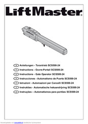 Chamberlain LiftMaster SCS500-24 Anleitung