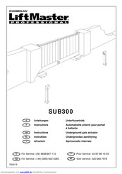 Chamberlain LiftMaster SUB300 Anleitungen