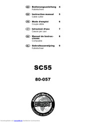 BAUDAT SC55 80-057 Bedienungsanleitung