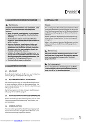 Pluggit ADHR160 Bedienunganleitung