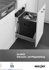 MÜLLEX BOXX Gebrauchs- Und Pflegeanleitung