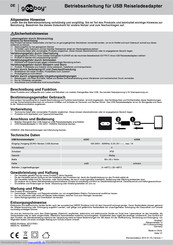 Goobay 43747 Betriebsanleitung