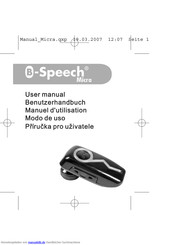 B-Speech micra Benutzerhandbuch