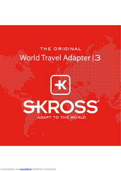 S-kross World Travel Adapter 3 Gebrauchsanweisung