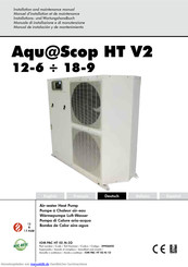 Airwell Aqu@Scop HT V2 14-7 Installations- Und Wartungshandbuch