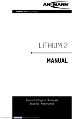 ANSMANN Lithium 2 Bedienungsanleitung