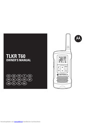 Motorola TLKR T60 Anleitung