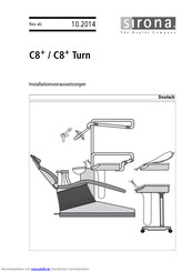 Sirona C8+ Turn Cart Installationsvoraussetzungen