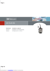 GN Netcom GN 9120 DG Installation Und Verwendung