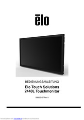 Elo Touch Solutions 2440L Bedienungsanleitung