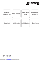 Smeg S7L148DF2P Benutzerinformation