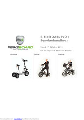 E-Bikeboard E-BIKEBOARDEVO 1 Allrounder Benutzerhandbuch