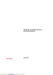 Oracle SPARC M7 Sicherheitshandbuch