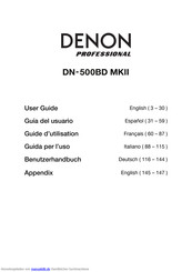 Denon 24307 Benutzerhandbuch