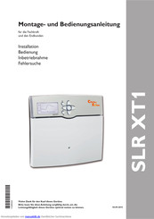 CitrinSolar SLR XT1 Montage- Und Bedienungsanleitung