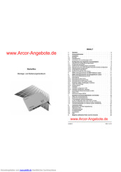 Arcor StarterBox Montage- Und Bedienungshandbuch