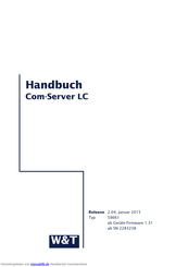 W&T Com-Server++ 58665 Handbuch