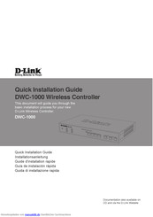 D-Link DWC-1000 Installationsanleitung