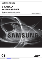 Samsung Techwin SRD-1673D Benutzerhandbuch