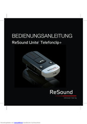 ReSound Telefonclips+ Bedienungsanleitung