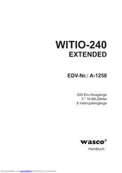 Wasco WITIO-240 EXTENDED Handbuch