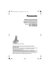Panasonic KX-TG6482G Bedienungsanleitung