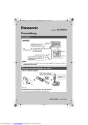 Panasonic KX-TG7341G Kurzanleitung