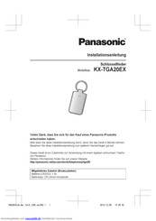 Panasonic KX-TGA20EX Installationsanleitung