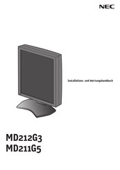 NEC MD211G5 Installations- Und Wartungshandbuch