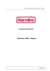 sauter Alarmline LWM-1 Technische Information