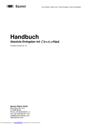 Baumer DeviceNet Handbuch