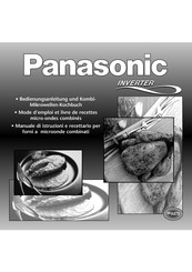 Panasonic NN-A873SBWPG Bedienungsanleitung Und Kombi-Mikrowellen-Kochbuch