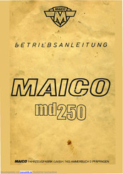 Maico MD 250 Betriebsanleitung