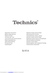 Technics SU-R1A Bedienungsanleitung