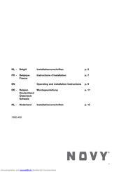 NOVY 7600.400 Montageanleitung