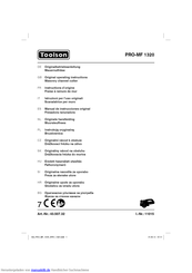 Toolson 11015 Originalbetriebsanleitung