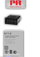 PR electronics 5715 Bedienungsanleitung