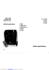 AVB V 888/UHF Bedienungsanleitung
