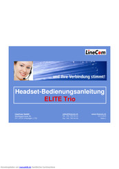 LineCom ELITE Trio Bedienungsanleitung