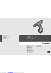 Bosch GSR Professional 12 V Originalbetriebsanleitung