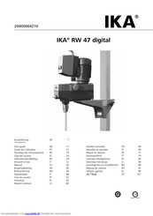 IKA RW 47 digital Kurzanleitung