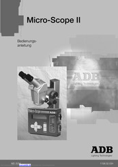 ADB Micro-Scope II Bedienungsanleitung