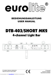 EuroLite DTB-403/SHORT MK2 Bedienungsanleitung