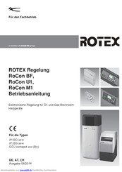 Rotex RoCon BF Betriebsanleitung