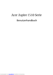 Acer Aspire 1510 Serie Benutzerhandbuch