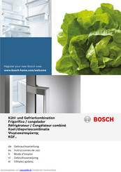 Bosch KGF-Serie Gebrauchsanleitung