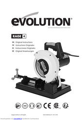 Evolution Rage 4 Originalanweisungen