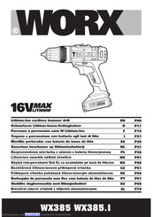 Worx WX385.1 Übersetzung Der Originalbetriebsanleitung