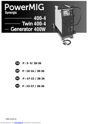 IMS PowerMIG Generator 400 W Handbuch
