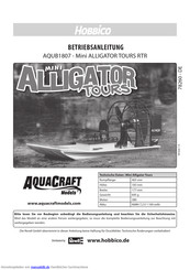 Hobbico Mini ALLIGATOR TOURS RTR Betriebsanleitung